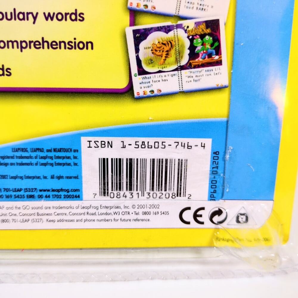 LeapPad Phonics Program Lesson 9 R- & L-Controlled Vowels Game Book Cartridge - Picture 3 of 3